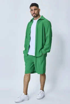 Chemise cotelé oversize