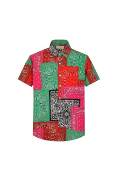 Chemise décontractée à imprimés bandana