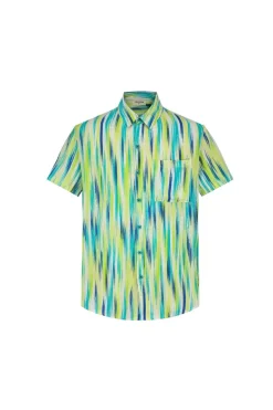 Chemise décontractée à imprimé abstrait