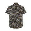 Chemise décontractée à imprimé abstrait