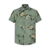 Chemise décontractée à imprimé fleuri