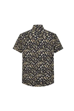 Chemise décontractée à imprimé abstrait