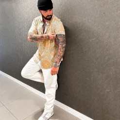 Chemise décontractée à imprimé bandana