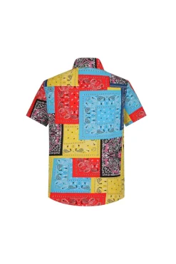 Chemise décontractée à imprimés bandana