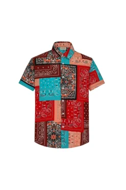 Chemise décontractée à imprimés bandana