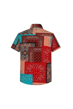 Chemise décontractée à imprimés bandana