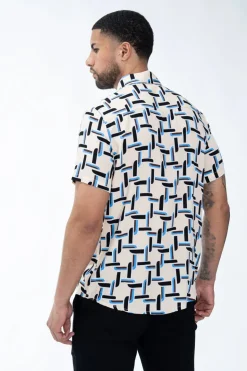 Chemise décontractée à inspiration artistique abstraite