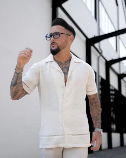 Chemise décontractée à manches courtes