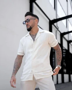 Chemise décontractée à manches courtes