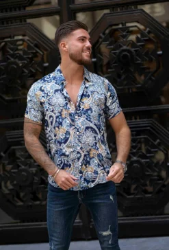 Chemise décontractée à motifs fleuri
