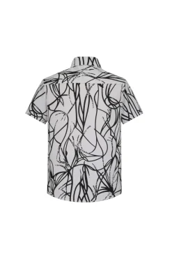 Chemise décontractée à motifs abstrait