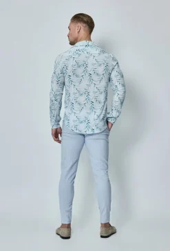 Chemise décontractée à motifs abstrait