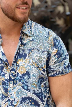 Chemise décontractée à motifs fleuri