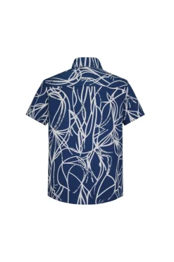 Chemise décontractée à motifs abstrait