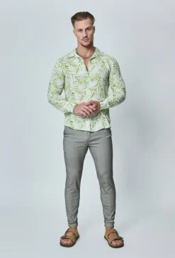Chemise décontractée à motifs abstrait