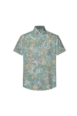 Chemise décontractée à motifs fleuri