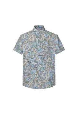 Chemise décontractée à motifs fleuri
