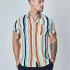 Chemise décontractée à rayure