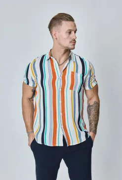 Chemise décontractée à rayure