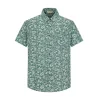 Chemise décontractée fleuri à poche