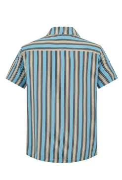 Chemise d'été rayée et colorée