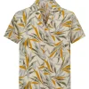 Chemise détente à imprimé feuillage