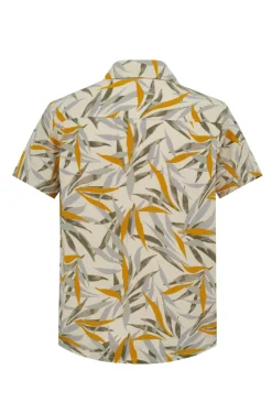 Chemise détente à imprimé feuillage