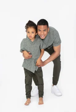 Chemise enfant manches courtes à motifs écriture