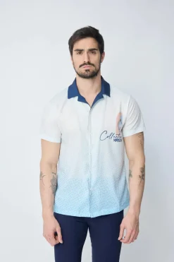 Chemise fashion à manches courtes