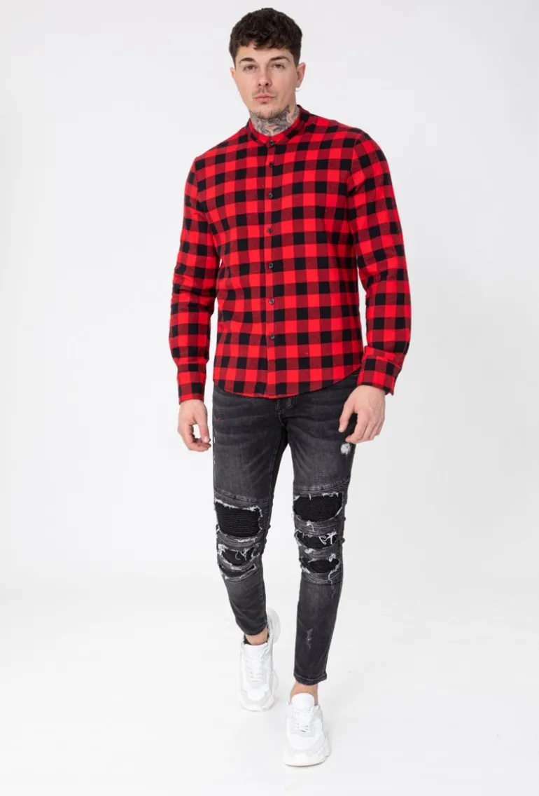 Chemise flanelle à carreaux