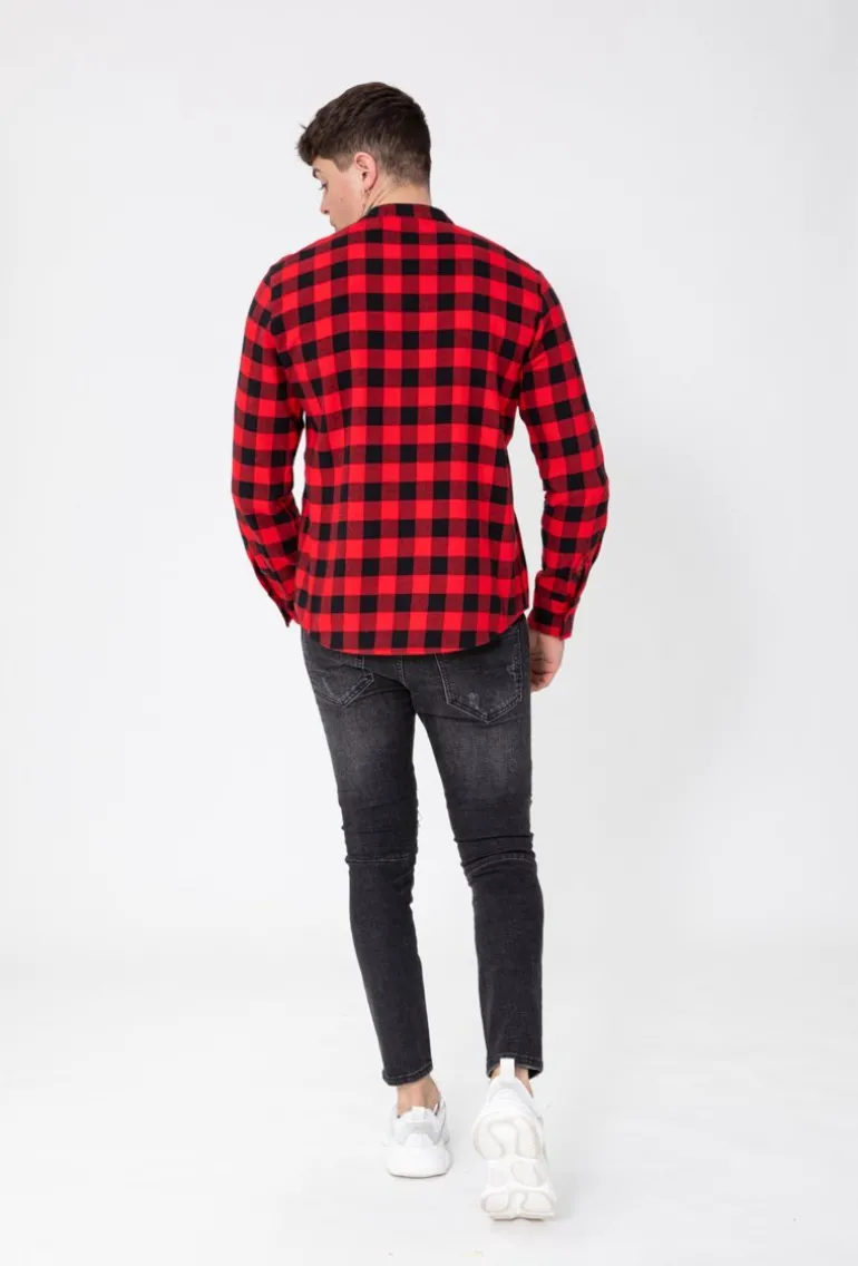 Chemise flanelle à carreaux
