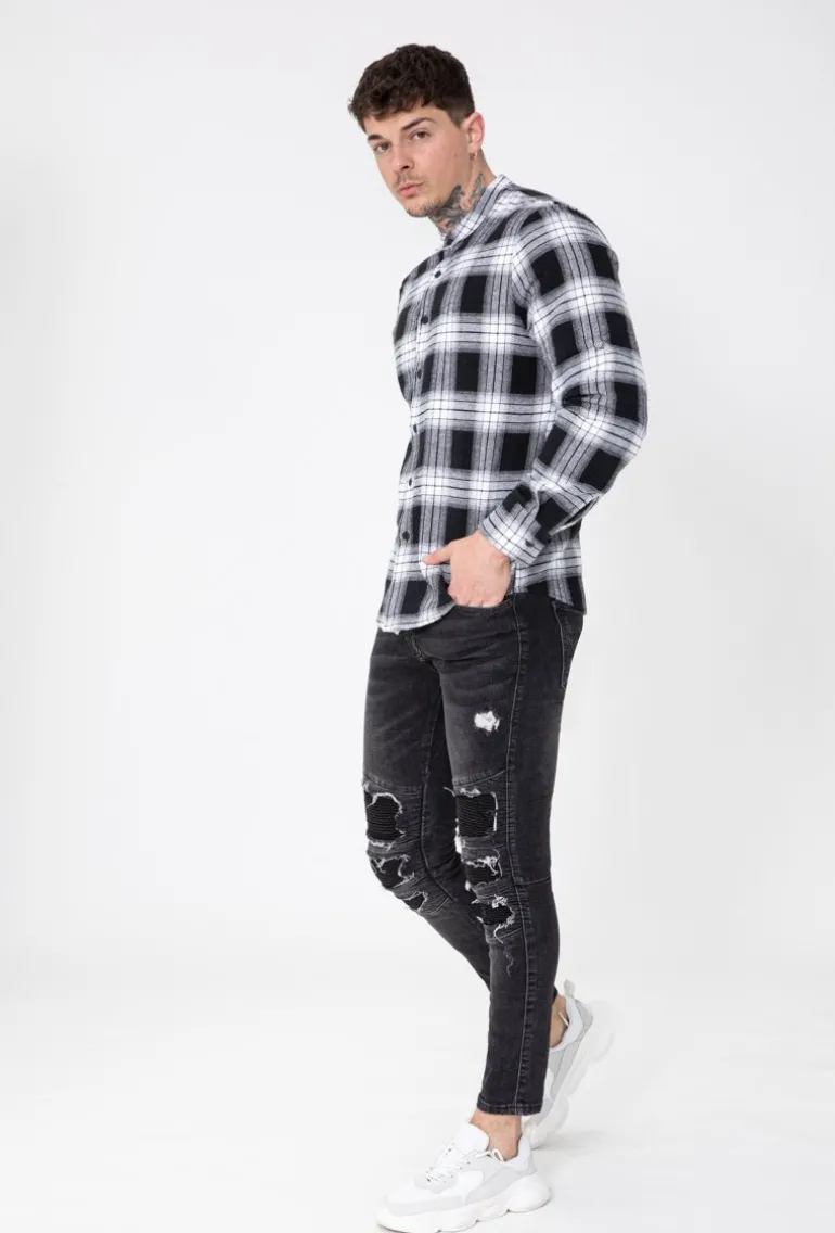 Chemise flanelle à carreaux