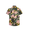 Chemise fleurie à manches courtes