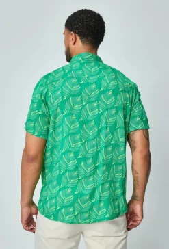 Chemise fleurie manches courtes