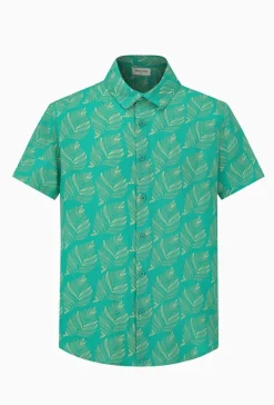 Chemise fleurie manches courtes