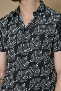 Chemise fleurie manches courtes