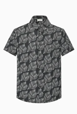 Chemise fleurie manches courtes