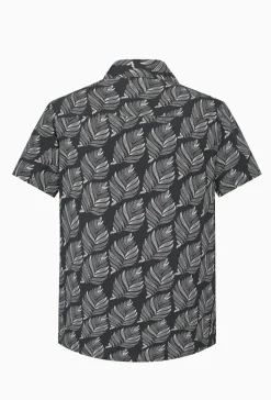 Chemise fleurie manches courtes