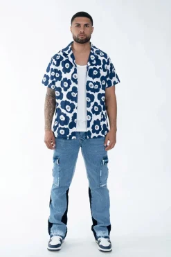 Chemise florale vivante