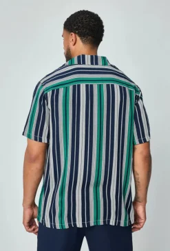 Chemise habillée à rayures verticales