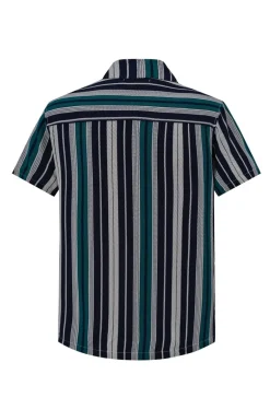 Chemise habillée à rayures verticales