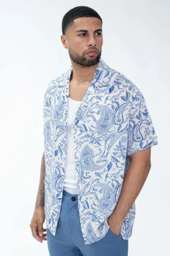 Chemise imprimée paisley