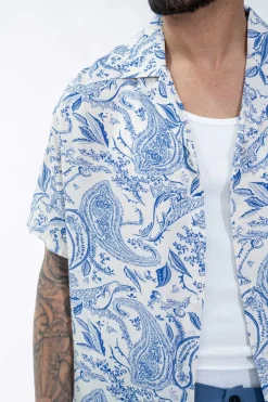 Chemise imprimée paisley