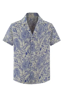 Chemise imprimée paisley