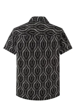 Chemise élégante à motif géométrique