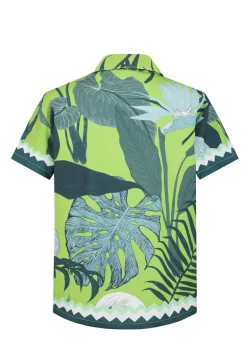 Chemise élégante arborant un imprimé pastel