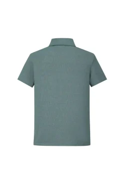 Chemise maille style bowling manches courtes