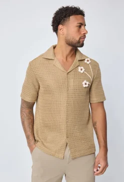 Chemise manches courtes à boutons