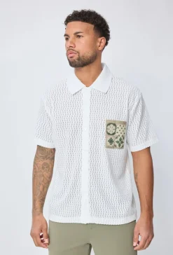 Chemise manches courtes à boutons