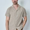 Chemise manches courtes à motifs